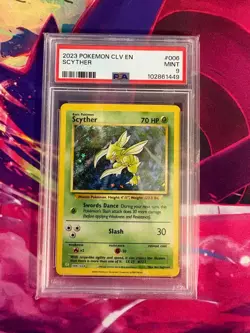 Scyther 006/034 CLV Classic Collection English PSA Graded 9 Pokemon TCG - Image 1