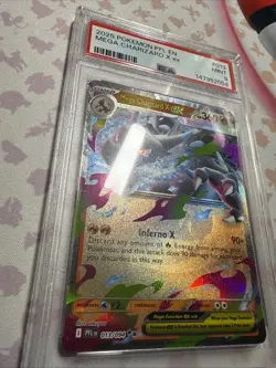 2025 POKEMON PFL EN #013 MEGA CHARIZARD X EX PSA 9 - Image 3
