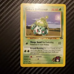 Pokemon Erika's Bulbasaur 39/132 Gym Challenge NM - Image 1