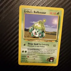 Pokemon Erika's Bulbasaur 39/132 Gym Challenge NM - Image 2