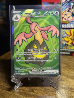 Gourgeist ex 102/86 Full Art Double Ultra Rare Pokemon Chaos Rising ME04 NM - Image 1