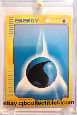 Pokemon WATER ENERGY 165/165 Expedition - Light Play 🍒 - Image 1
