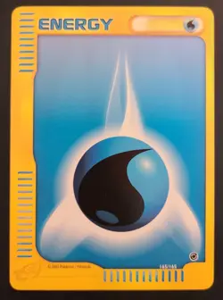 Pokemon WATER ENERGY 165/165 Expedition - Light Play 🍒 - Image 4