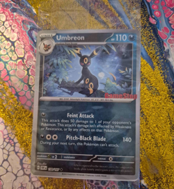 Pokemon TCG Obsidian Flames Umbreon 130/197 GameStop Stamped Promo Sealed - Image 1