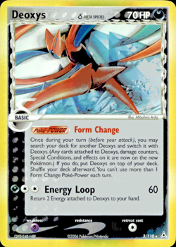 Pokemon TCG - Deoxys (Delta) - 3/110 - Holo - Ex Holon Phantoms [Moderate Play] - Image 1