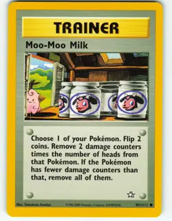 Moo-Moo Milk - 101/111 Neo Genesis - Pokemon TCG - 2000 - Image 1