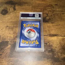 Pokemon Base Set Shadowless Machop 52/102 - PSA 8 NM-MT! WOTC Original! - Image 2