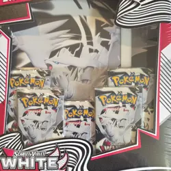 Pokemon Scarlet & Violet Black Bolt & White Flare poster + White Flare Binder - Image 4