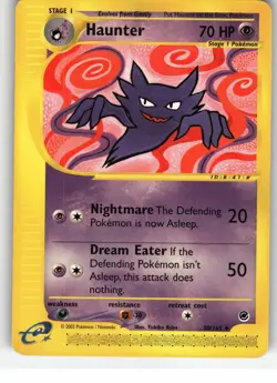 Haunter 80/165 Uncommon Expedition Base Set Pokemon Moderately Played - Image 1