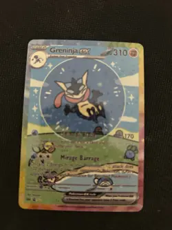Greninja Pokemon Card Display Art Card - Image 1