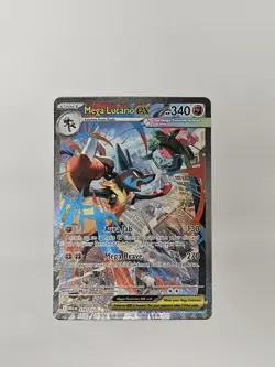 Pokemon TCG Mega Lucario ex 179/132 Me01: Mega Evolution SIR Holo - Image 1