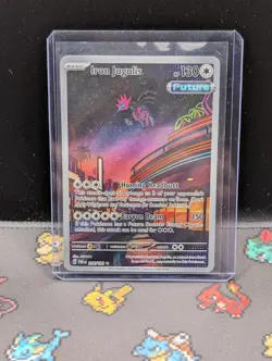 Pokemon TCG Iron Jugulis 216/182 SV Paradox Rift Illustration Rare NM - Image 1