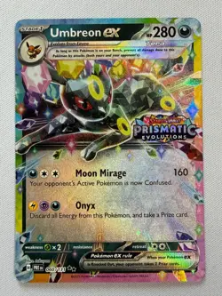 Pokemon Umbreon EX Prismatic Evolutions Stamped Promo 060/131 - Image 1