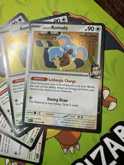 Larry's Komala 175/217 Pokemon Cosmos Holo 5 Card Lot - Image 2
