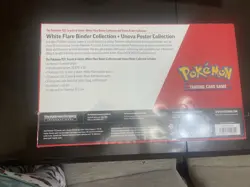 Pokemon TCG Scarlet & Violet White Flare Binder + Unova Poster Kit Sealed - Image 3