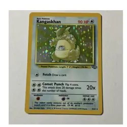Pokemon Kangaskhan Holo Rare Card Jungle 05/64 Unlimited English - Image 1