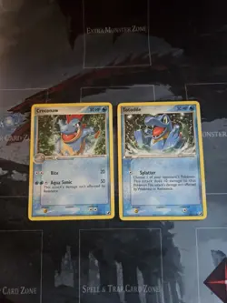 Croconaw 38 & Totodile 78 Unseen Forces Card Lot Regular Pokemon - Image 1