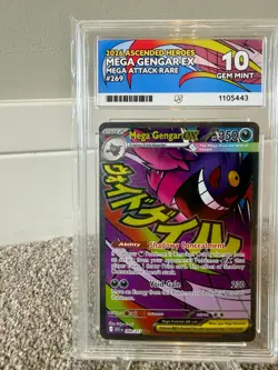 ACE 10 Mega Gengar EX MAR 269/217 Ascended Heroes Pokemon Card Perfect Subs - Image 2