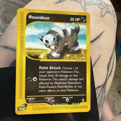 Pokemon TCG Houndour 087/147 Aquapolis Regular Common English 2002 - Image 1