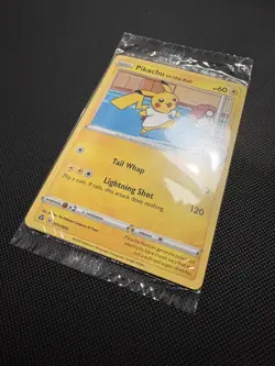 Pokemon Pikachu TCG Promo Card On the Ball Futsal, 001/005 SEALED - Image 2