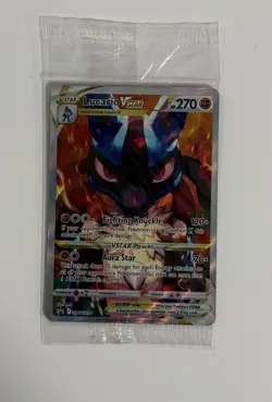 Pokemon TCG Lucario VSTAR SWSH291 Crown Zenith Black Star Promo - Sealed - Image 1