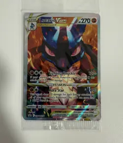 Pokemon TCG Lucario VSTAR SWSH291 Crown Zenith Black Star Promo - Sealed - Image 2