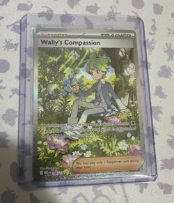 Wally's Compassion 186/132 Special Illustration Rare Pokemon Mega Evolution NM - Image 1