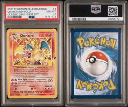 2021 Pokemon Celebrations Charizard Holo Rare 4/102 PSA 10 GEM MINT 💎 - Image 2