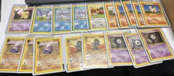 Vintage Pokemon Base Set Lot x43 Non-Holo Cards Lightly Played Normal Wear! - Image 1