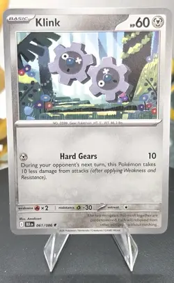 Klink 061/086 Sv: Black Bolt Regular - Free Shipping - NM - Pokemon - Image 1