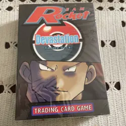 Team Rocket Devastation Theme Deck Pokemon Year 2000 FACTORY SEALED - Image 1