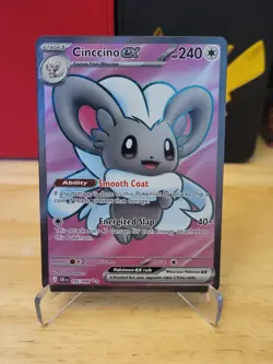 Cinccino ex 105/086 ME04: Chaos Rising - Full Art Ultra Rare - Image 1