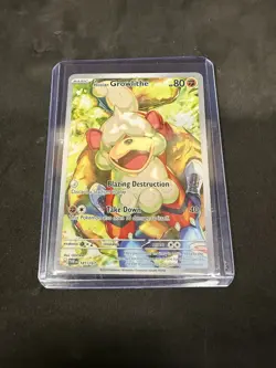 Pokemon TCG Hisuian Growlithe 181/167 Sv06: Twilight Masquerade Illustration NM - Image 1