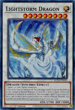Yu-Gi-Oh! - Lightstorm Dragon - SUDA-EN043 - Supreme D - NM/M - Image 1