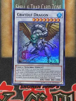 Yugioh Graydle Dragon DOCS-EN048 Super Rare NM - Image 1