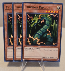 Yu-Gi-Oh! TCG x3 Set Thunder Dragon Metal Raiders MRD-EN097 Unlimited NM - Image 1