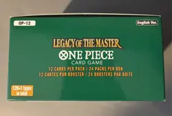 One Piece TCG OP-12 (Legacy of the Master) Booster Box English UNSEALED - Image 5