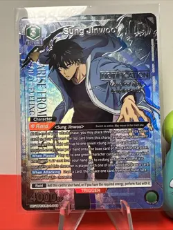 Union Arena Solo Leveling Sung Jinwoo SR* Alt Art UE17BT/SLG-1-048 Foil NM - Image 2