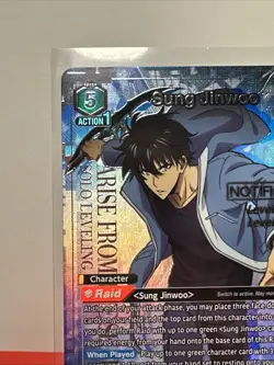 Union Arena Solo Leveling Sung Jinwoo SR* Alt Art UE17BT/SLG-1-048 Foil NM - Image 3