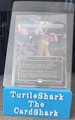 Swords to Plowshares Magic The Gathering Thanos Promo No. 1 UNOPENED CARD - Image 1