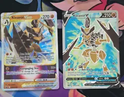 Kleavor V/VSTAR - Black Star Promo SWSH 248/249 Full Art Pokemon Card NM - Image 1