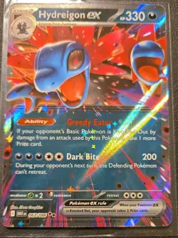 Pokemon Hydreigon EX 067/086 Double Rare NM English White Flare Card - Image 1