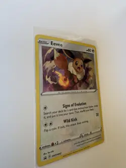Black Star Promo Eevee SWSH042 Promo SWSH: Sword & Shield Promo Cards Pokemon LP - Image 5