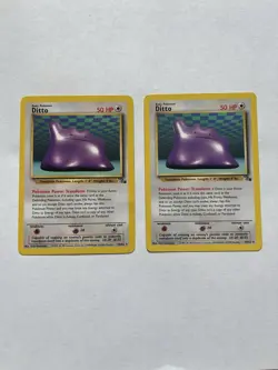 Pokemon Ditto 18/62 Fossil Set 2 Card Lot 1999 Wizards of the Coast - Image 1