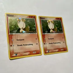 Pokemon Numel 58/106 EX Emerald Holo 2 Card Lot 2005 - Image 2