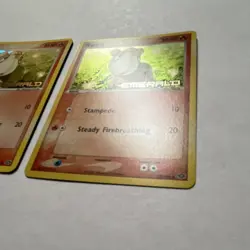 Pokemon Numel 58/106 EX Emerald Holo 2 Card Lot 2005 - Image 3