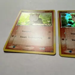 Pokemon Numel 58/106 EX Emerald Holo 2 Card Lot 2005 - Image 4