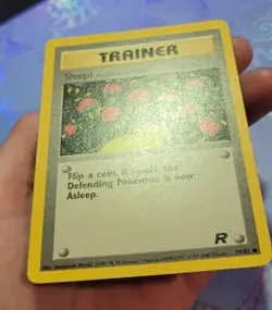 Sleep! 79/82 Team Rocket Pokemon Card LP - Image 4