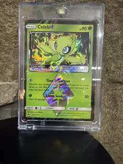 Celebi Prism Star 19/214 Holo Rare Lost Thunder 2018 Pokemon Card Near Mint-Mint - Image 3