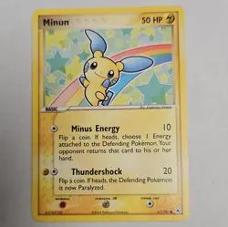 Pokemon TCG Minun 67/101 Hidden Legends Common Card Basic 50 HP English 2004 - Image 1